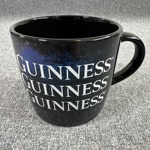Guinness‎ Coffee Mug Black Galaxy Logo Beer Advertising Cup 16oz Licensed
